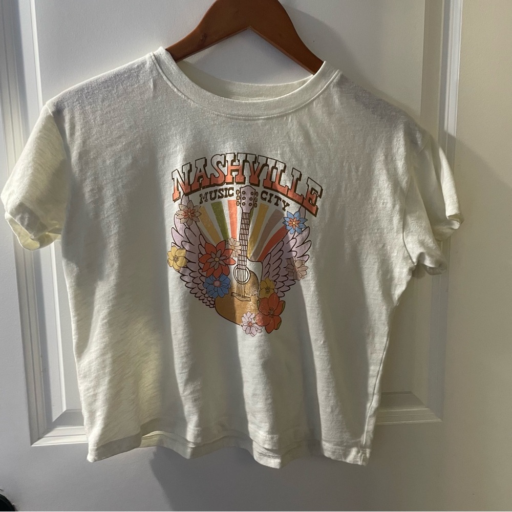 SO Nashville Music City Graphic Tee - White